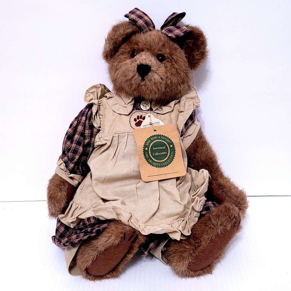 Boyds Bear Ottilie Wilhelmenia 13" Plush Bear Stuffed Animal Toy with Tags